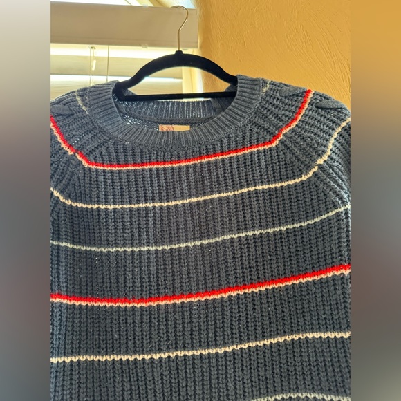 KNIT STRIPPED SWEATER WITH BRAID DESIGN ON ARM SIZE S - Picture 5 of 8